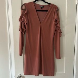 Express bodycon longsleeve dress